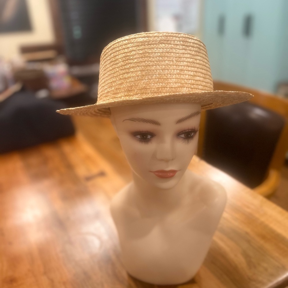 Veuve Cliquot unisex adult boater hat one size in EUC